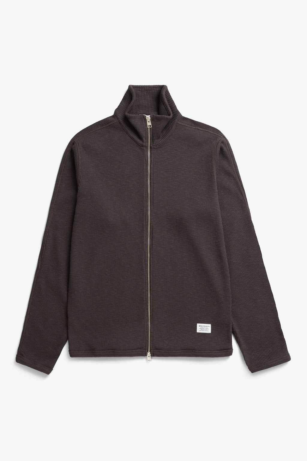 Cardigan zippé côtelé militaire – Un cardigan zippé à la coupe décontractée, inspiré des sous-vêtements thermiques militaires, confectionné dans un jersey de coton côtelé de 440 g/m² – Une coupe décontractée…