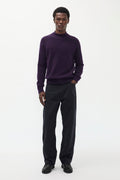 Pantalon 5 poches - Pantalon cinq poches décontracté en twill 3x1 épais teint en pièce - Pantalon cinq poches décontracté en twill 3x1 épais teint en pièce - Relaxe…