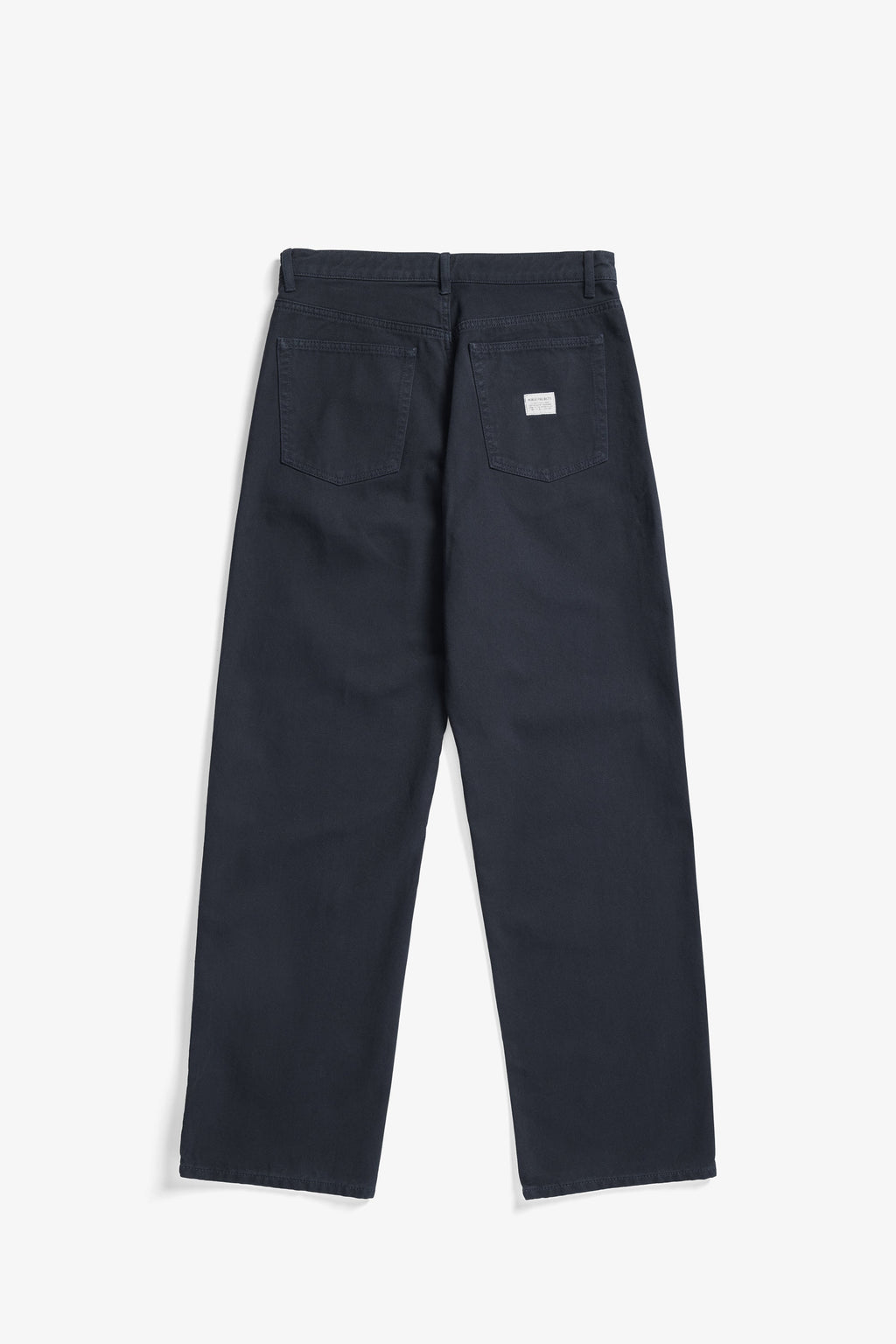 Pantalon 5 poches - Pantalon cinq poches décontracté en twill 3x1 épais teint en pièce - Pantalon cinq poches décontracté en twill 3x1 épais teint en pièce - Relaxe…