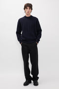 Pantalon en chevrons de coton et laine décontracté – Doté de poches façon « fatigue » à l'avant et à l'arrière, d'une braguette zippée et d'une fermeture boutonnée – Doté de poches façon « fatigue »… #2