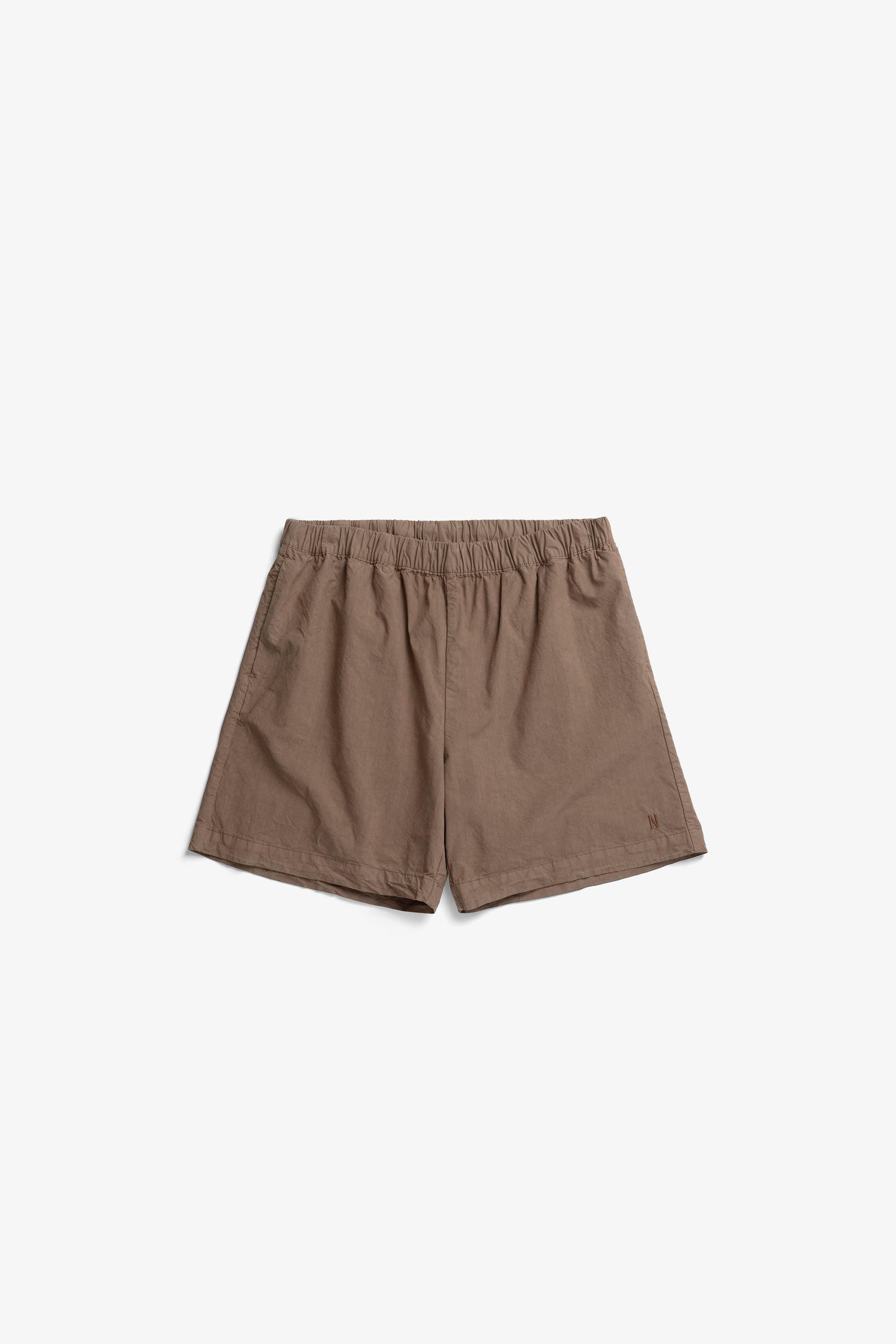 Short en mélange coton Tencel - Ce modèle est teint après confection et présente des poches latérales, un cordon de serrage à la taille, et des coutures minimales - Ce… #3