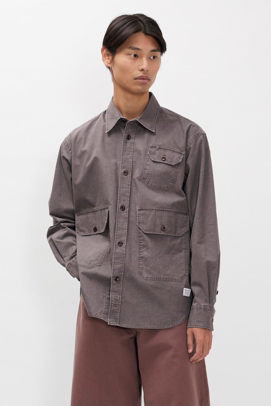 Chemise - Une chemise de coupe classique, confectionnée dans un tissu double italien qui lui confère un aspect riche et texturé - Une chemise de coupe classique, confectio…