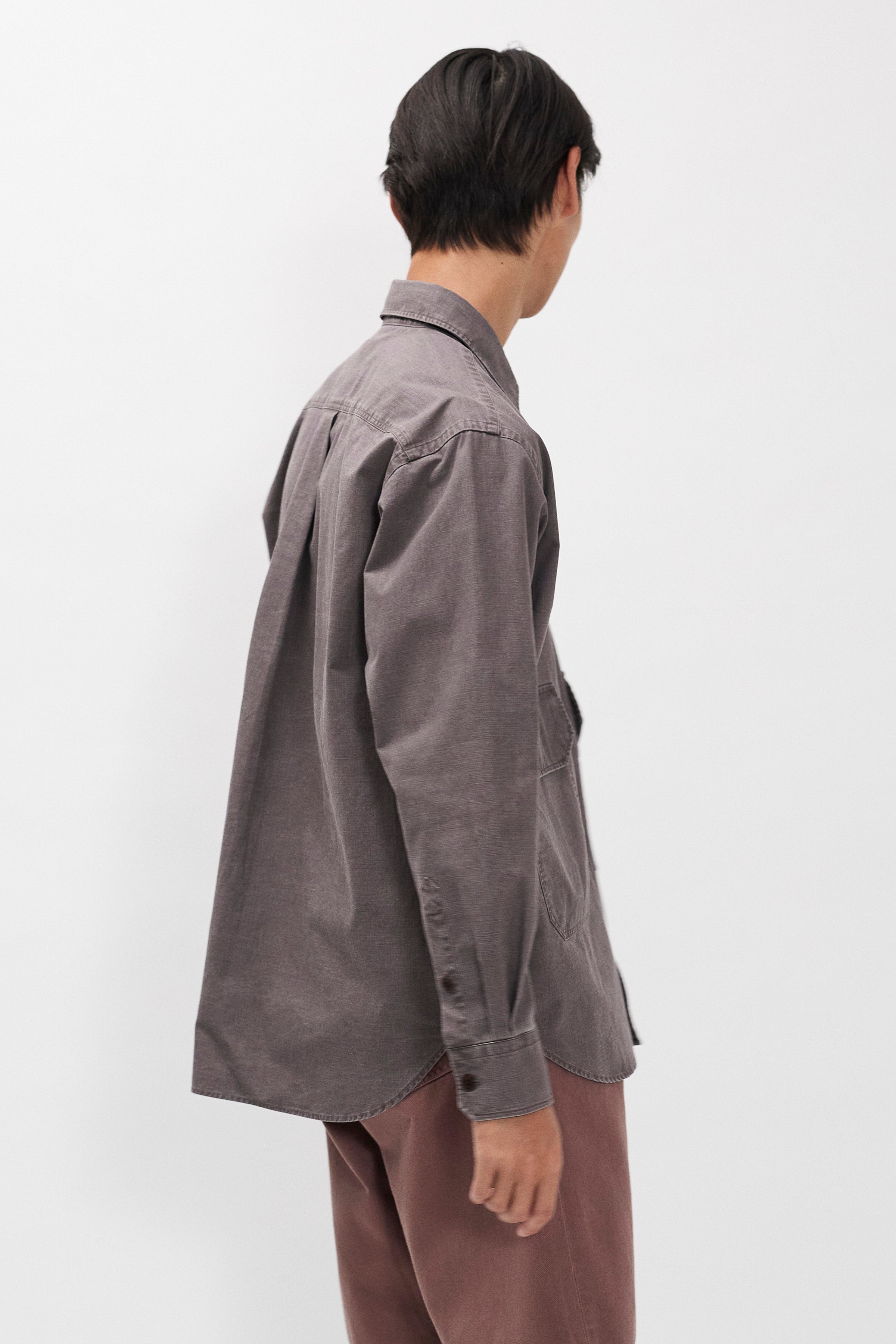 Chemise - Une chemise de coupe classique, confectionnée dans un tissu double italien qui lui confère un aspect riche et texturé - Une chemise de coupe classique, confectio…