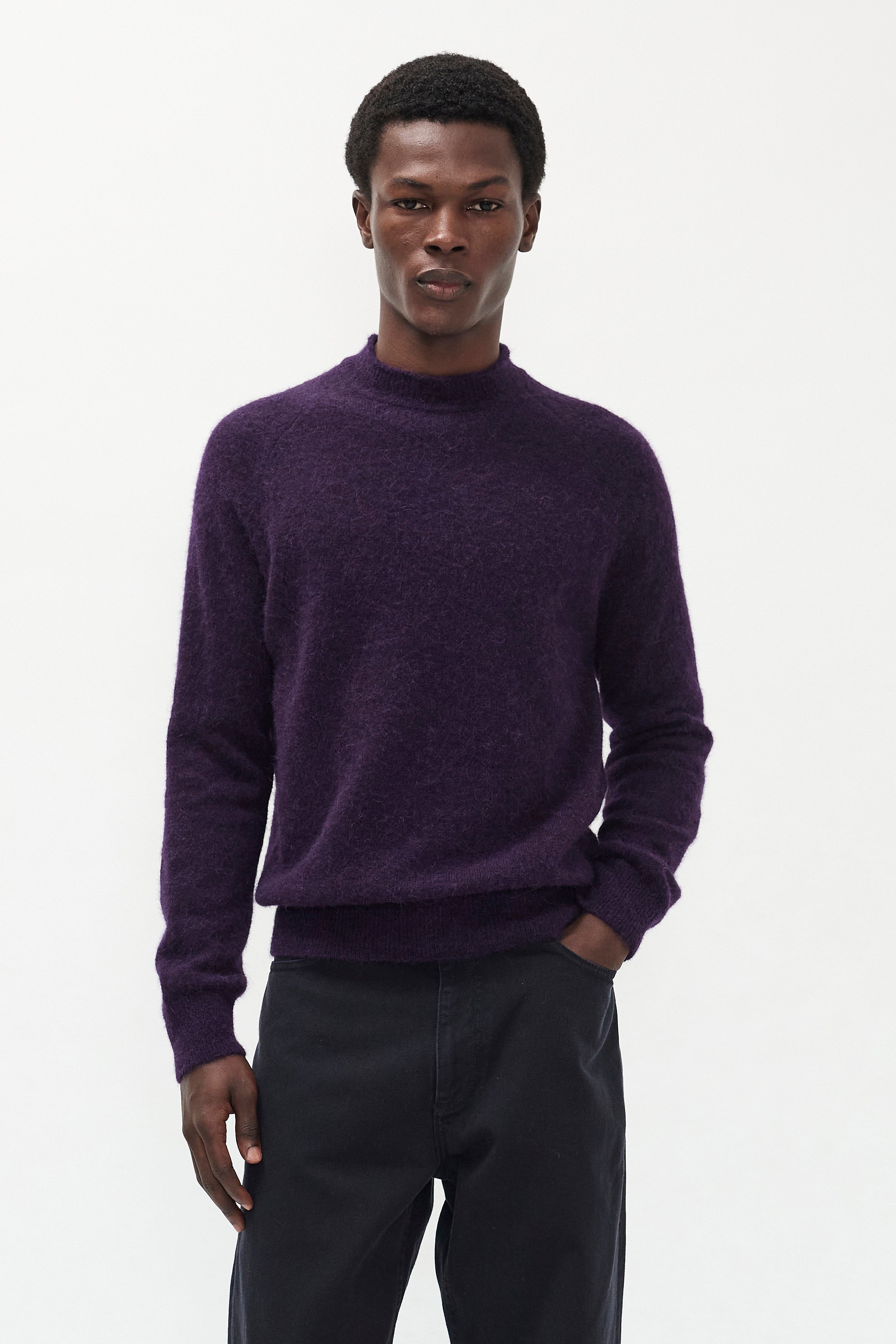 Pull bébé alpaga Nordrevik - Un pull raglan à la coupe classique tricoté dans un mélange alpaga super fin, aérien et léger - Un pull raglan à la coupe classique… #3