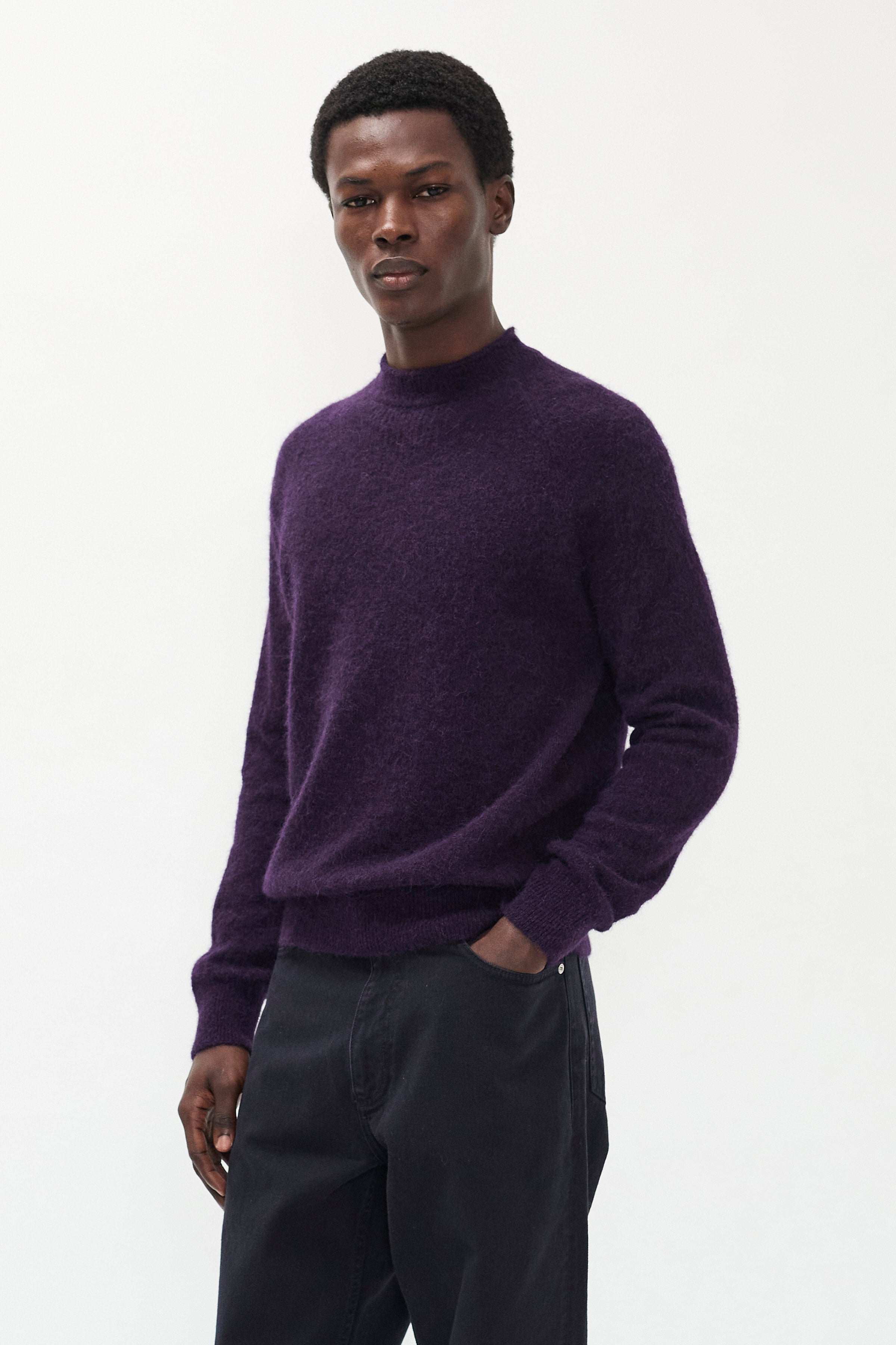Pull bébé alpaga Nordrevik - Un pull raglan à la coupe classique tricoté dans un mélange alpaga super fin, aérien et léger - Un pull raglan à la coupe classique… #3