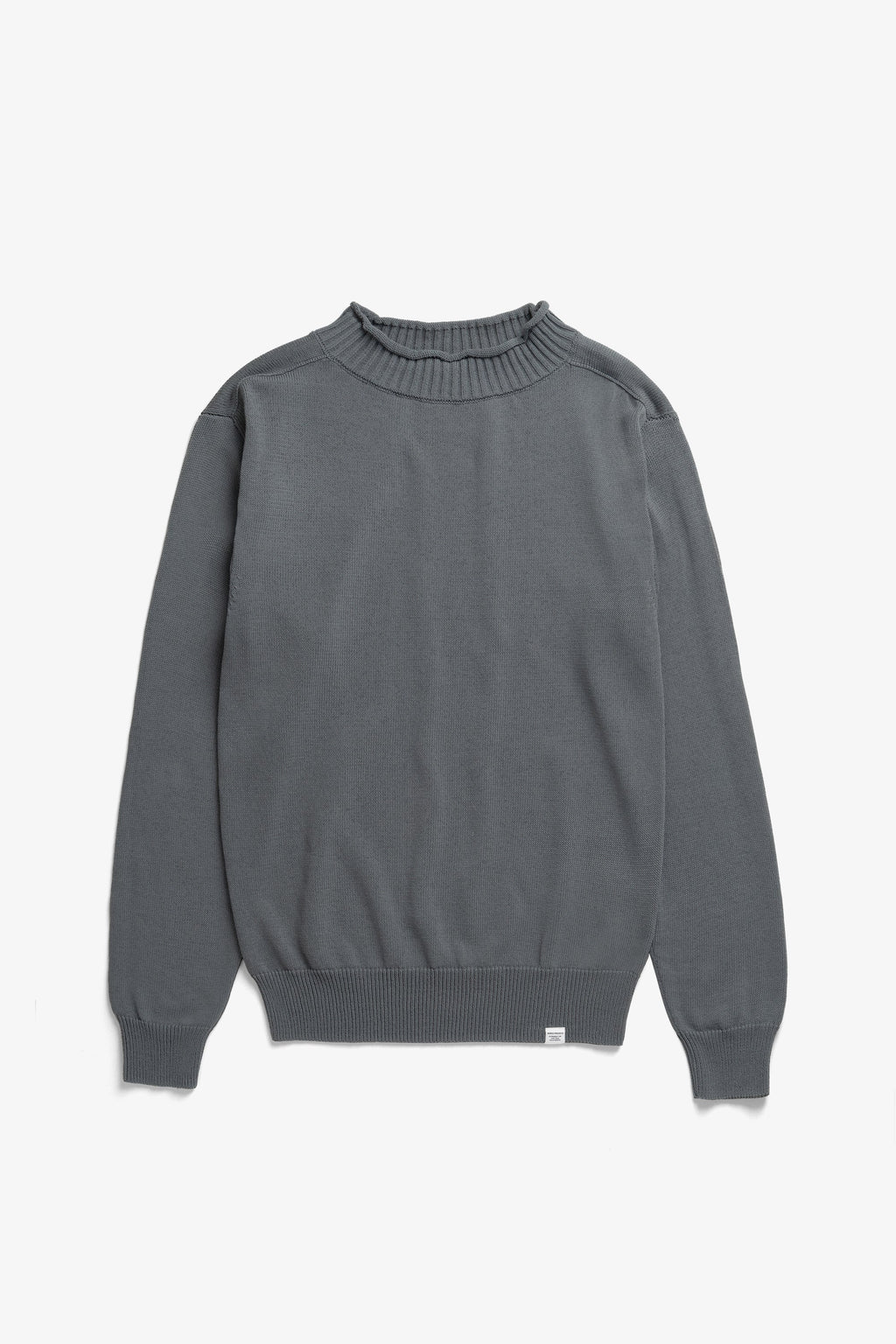 Pull Sagvatnet à col roulé - Un pull à col montant à coupe régulière tricoté en crêpe de coton léger et sec - Un pull à col montant à coupe régulière tricoté en… #2