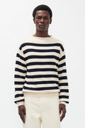Sagvatnet Roll Neck Sweater – Un pull à col montant de coupe droite, tricoté en crêpe de coton léger et sec – Un pull à col montant de coupe dr…