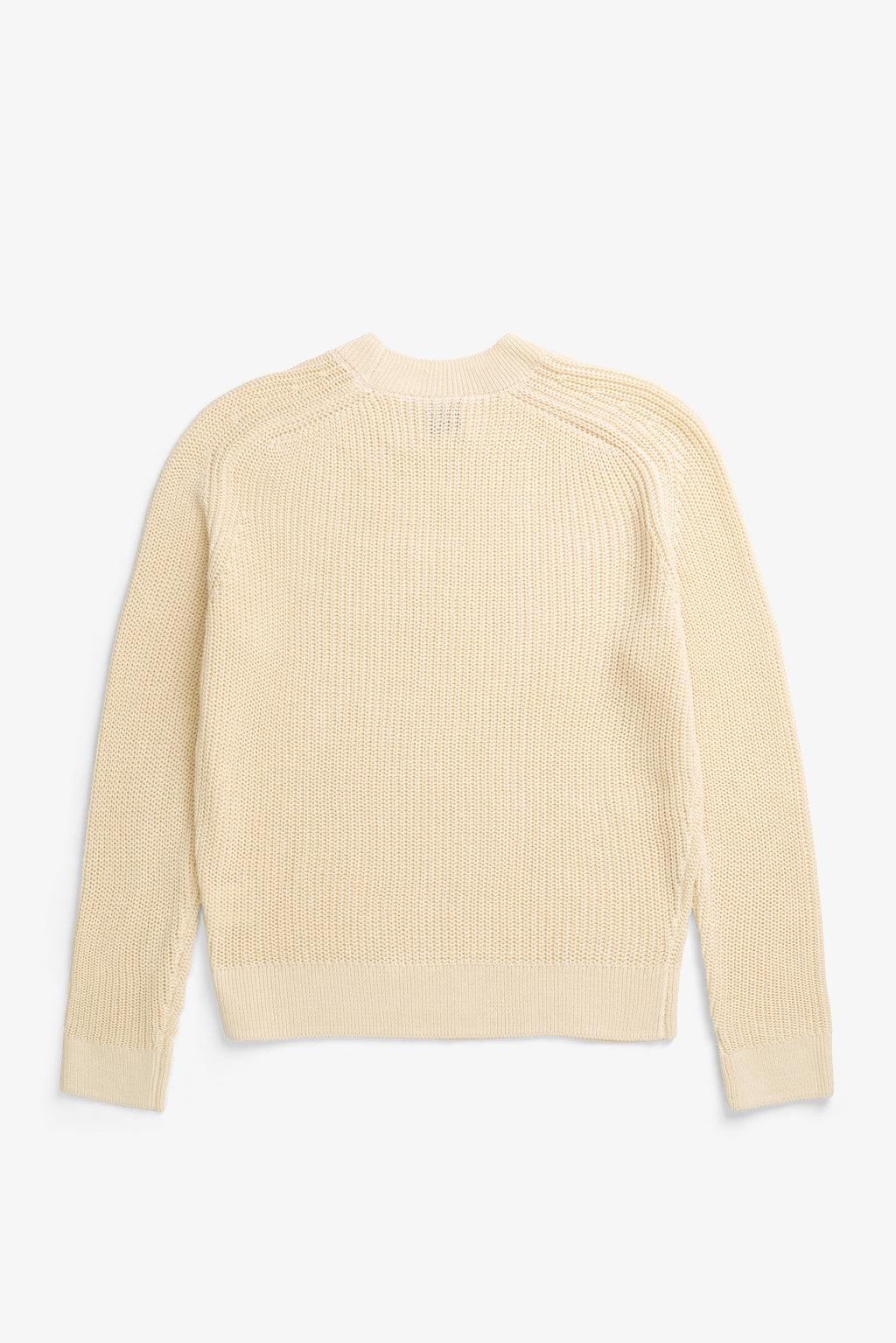 Pull Pêcheur en Papier et Coton - Un pull de pêcheur décontracté à col rond tricoté dans un mélange de fils papier/coton - Les propriétés naturelles du p…