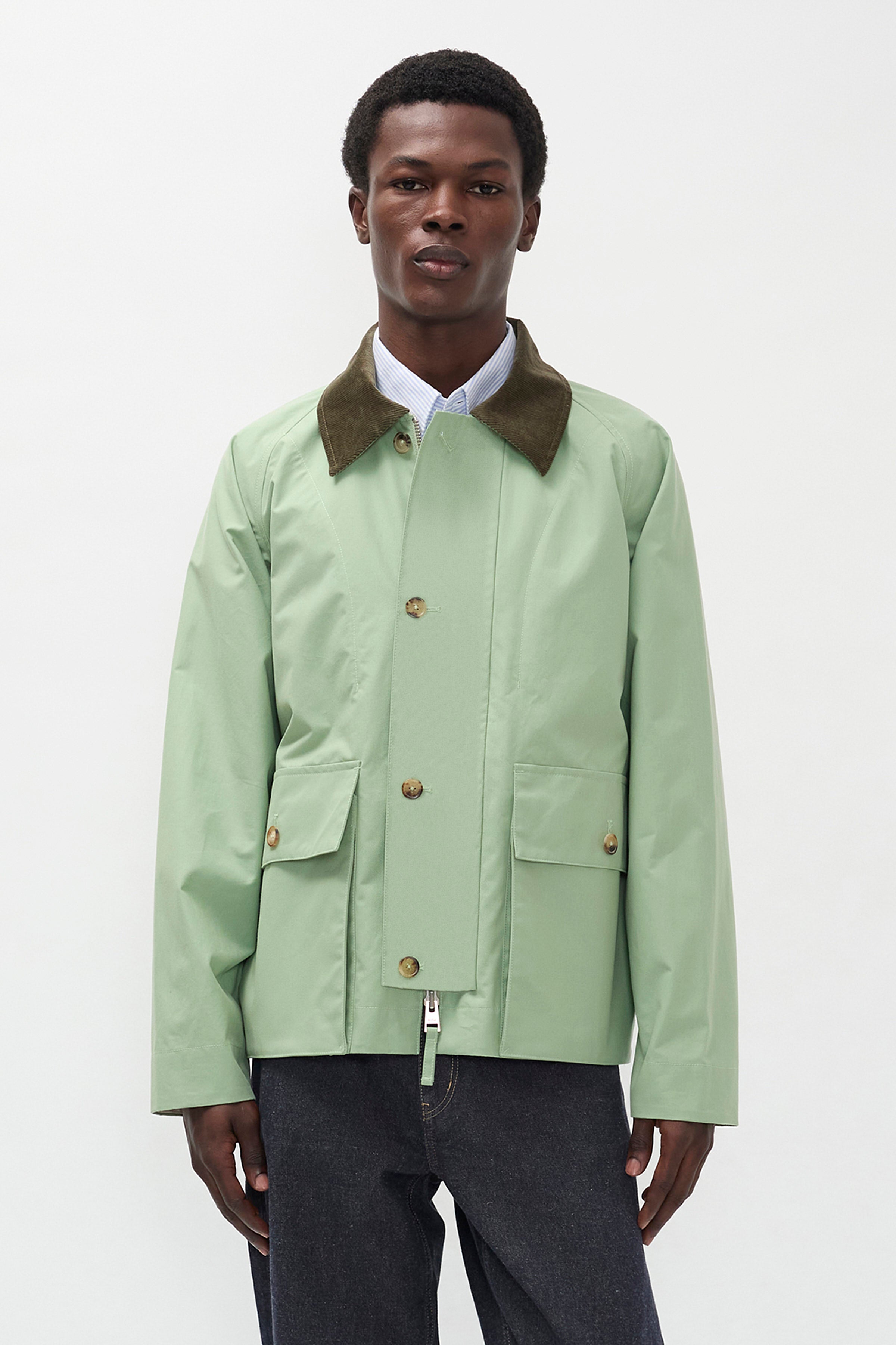 Veste légère - Détails contrastants en velours côtelé rehaussant le design d'inspiration vintage, ajoutant une texture subtile et un caractère classique - Contraste en velours côtelé… #2