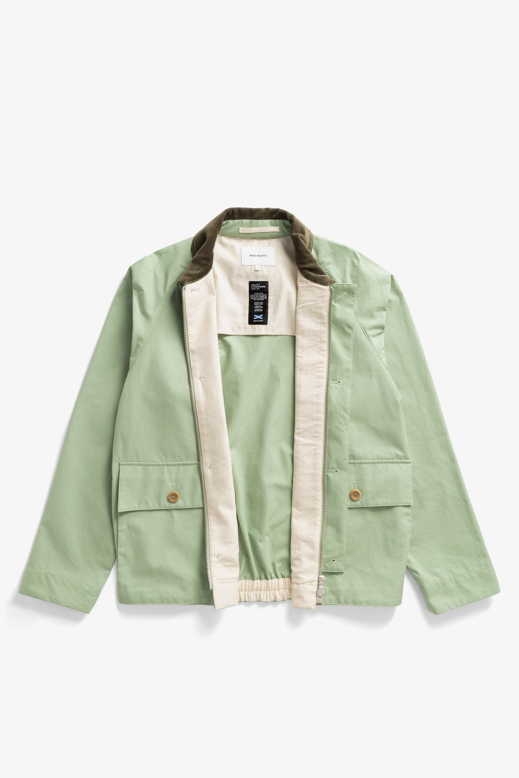 Veste légère - Détails contrastants en velours côtelé rehaussant le design d'inspiration vintage, ajoutant une texture subtile et un caractère classique - Contraste en velours côtelé… #2