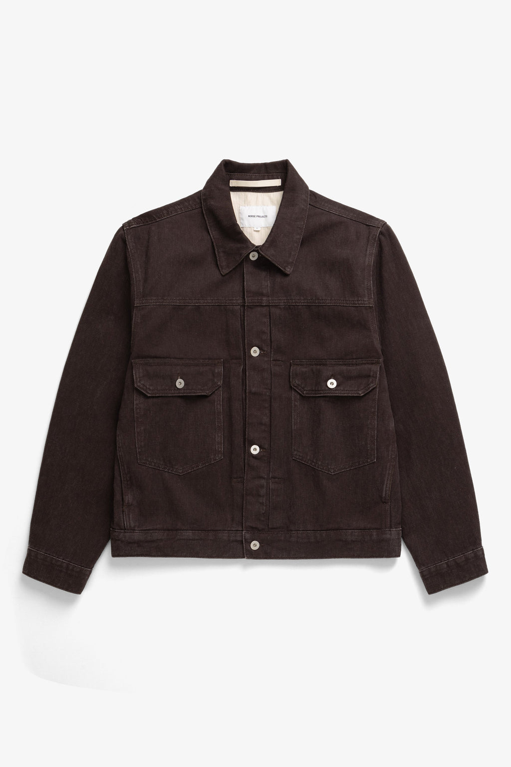 Veste – Une veste ample d’inspiration, coupée dans un – La teinture est appliquée uniquement sur le devant du tissu et légèrement délavée par un rinçage, créant un ric…