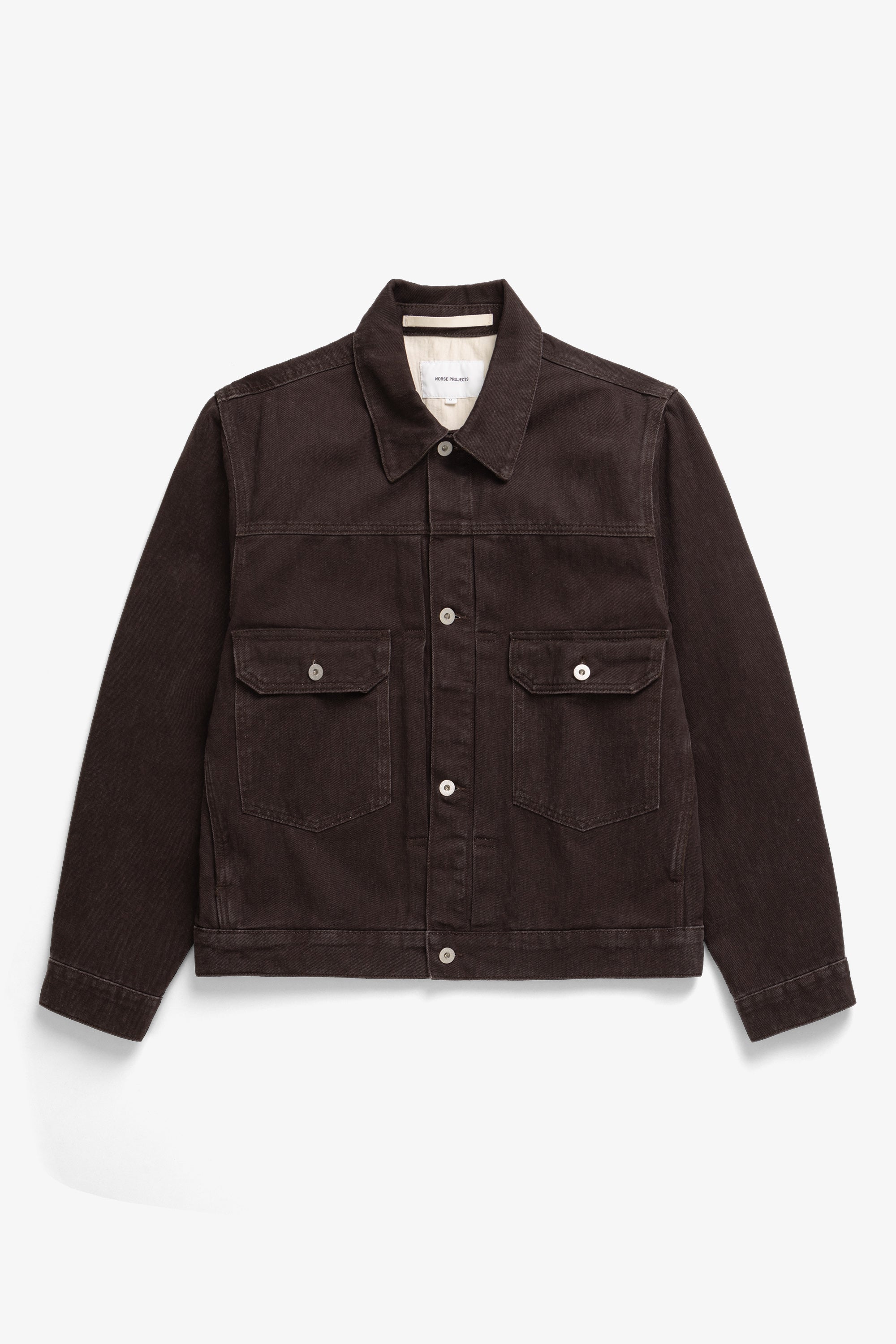 Veste – Une veste ample d’inspiration, coupée dans un – La teinture est appliquée uniquement sur le devant du tissu et légèrement délavée par un rinçage, créant un ric…