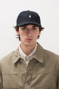 Casquette sport en sergé – Ornée d'un mini logo N brodé sur le devant et de broderies ton sur ton