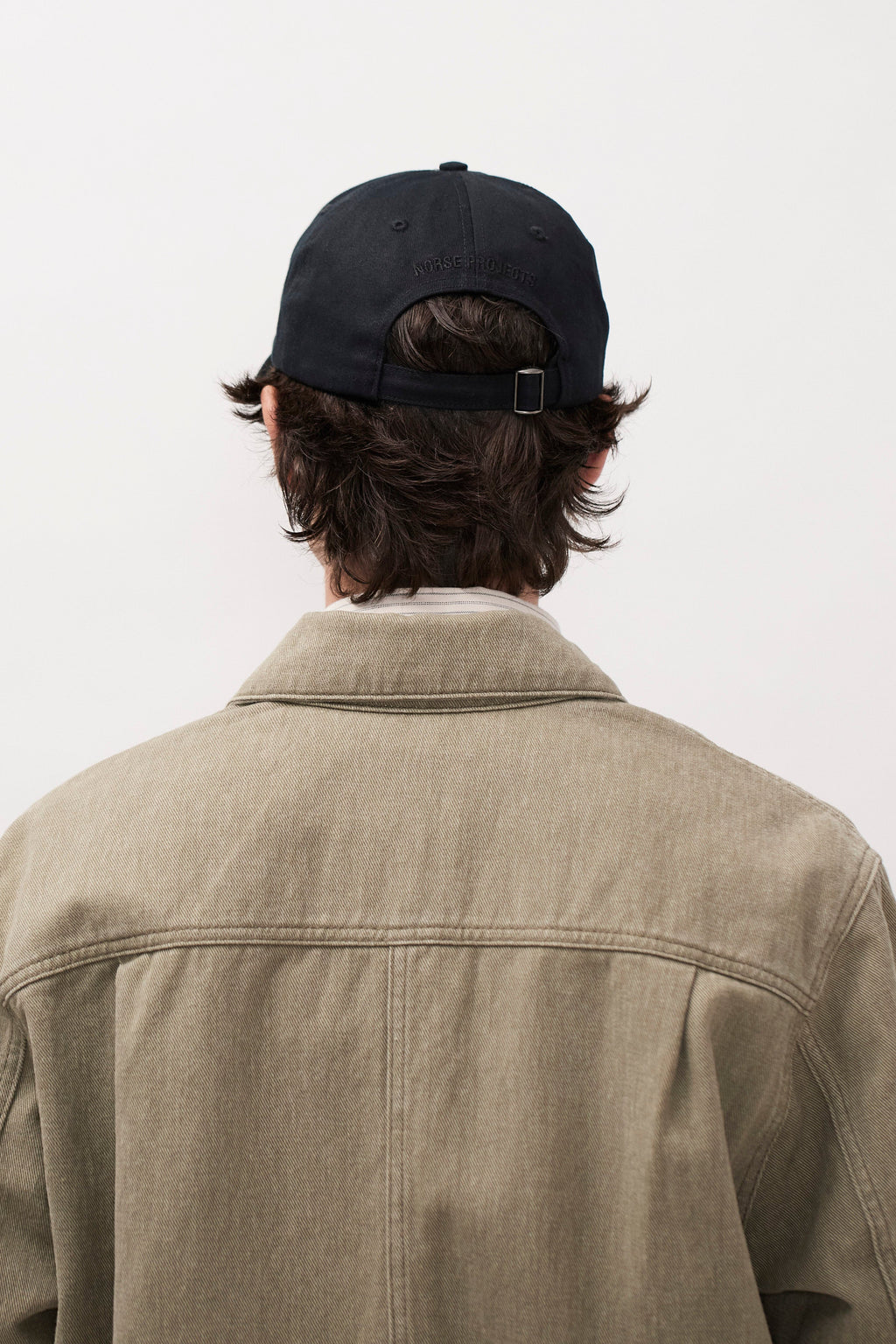 Casquette sport en sergé – Ornée d'un mini logo N brodé sur le devant et de broderies ton sur ton