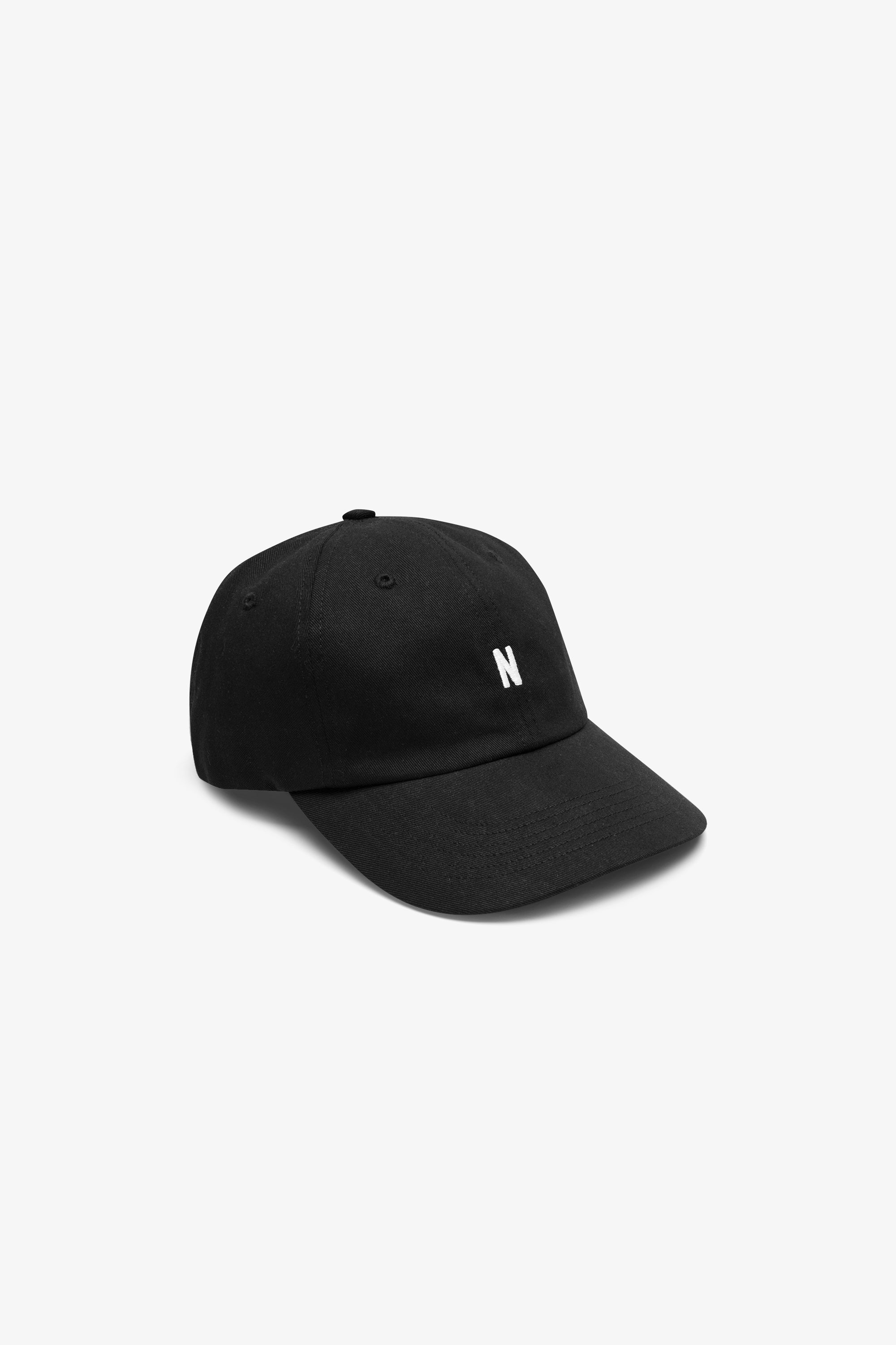 Casquette sport en sergé – Ornée d'un mini logo N brodé sur le devant et de broderies ton sur ton
