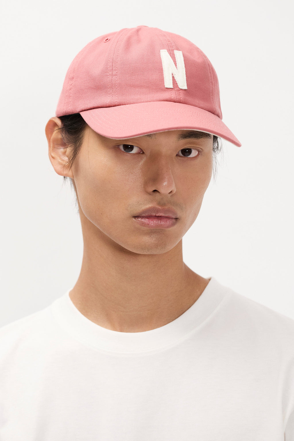 Casquette 8 Panneaux Toile Légère Feutre N - Une casquette de sport à huit panneaux coupée dans une toile de coton légère - Dotée d'un patch logo N en feutre sur le devant, met tonal…
